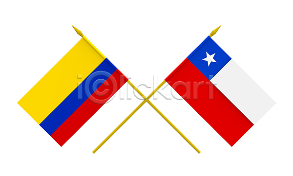 경쟁 협력 사람없음 3D JPG 일러스트 포토 해외이미지 고립 깃발 노란색 만들기 미국 배너 비즈니스 빨간색 심볼 싸움 전국 정상 정치 초록색 칠레 컨셉 콜롬비아 통신 파란색 표준 해외202004 흰색