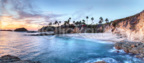 사람없음 JPG 포토 해외이미지 구름 모래 미국 바다 보물 섬 일몰 자연 캘리포니아 파도 하늘 해외202004 해외포토 휴가