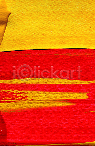 사람없음 JPG 포토 해외이미지 그림 노란색 물감 백그라운드 붓터치 빨간색 질감 추상 해외202004