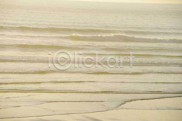 휴식 사람없음 JPG 포토 해외이미지 모래 바다 선 저녁 추상 층 파도 해외202004 햇빛