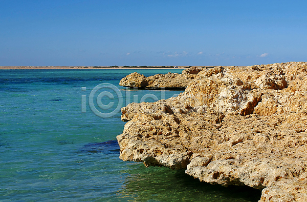 사람없음 JPG 포토 해외이미지 그림 모래 물 산호 암초 여행 이집트 자연 풍경(경치) 하늘 해외202004 홍해