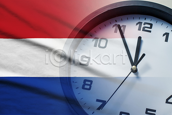 선거 애국심 클래식 사람없음 JPG 포토 해외이미지 12 깃발 네덜란드 다이얼 마감 민주주의 분 손목시계 시간 시계 암스테르담 야간 전국 정치 측정 카피스페이스 컨셉 타이머 해외202004