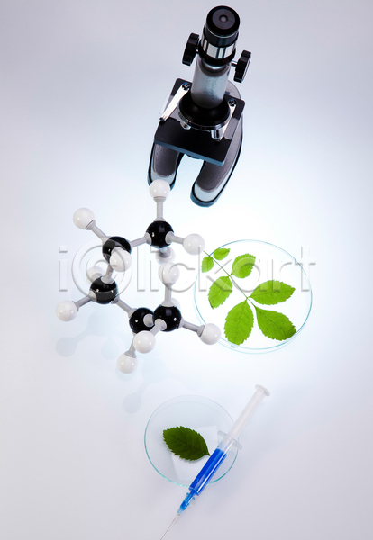 사람없음 JPG 포토 해외이미지 분자구조모형 식물 실내 실험 실험실 액체 주사기 플라스크 해외202004 현미경 화학 화학실험 흰배경