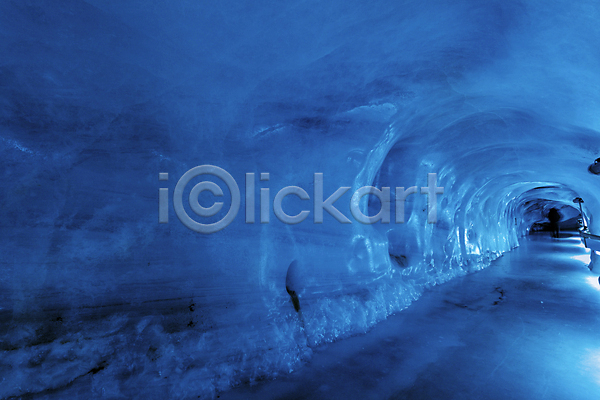 추위 사람없음 JPG 포토 해외이미지 복도 산 스위스 알프스 얼음 여행 유럽 터널 파란색 풍경(경치) 해외202004