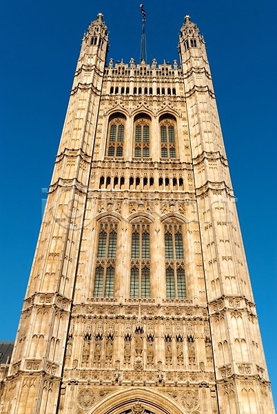 사람없음 JPG 포토 해외이미지 건축양식 국회 깃발 런던 배너 영국 영어 왕국 잉글랜드 주택 탑 파란색 해외202004