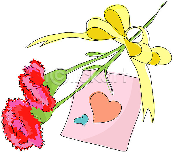 감사 사람없음 EPS 아이콘 꽃 선물 스승의날 식물 어버이날 여름꽃 자연 카네이션 카드(감사) 클립아트
