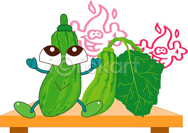 사람없음 EPS 일러스트 도마(주방용품) 식물 식재료 애호박 음식캐릭터 채소 채소캐릭터 캐릭터 클립아트 호박