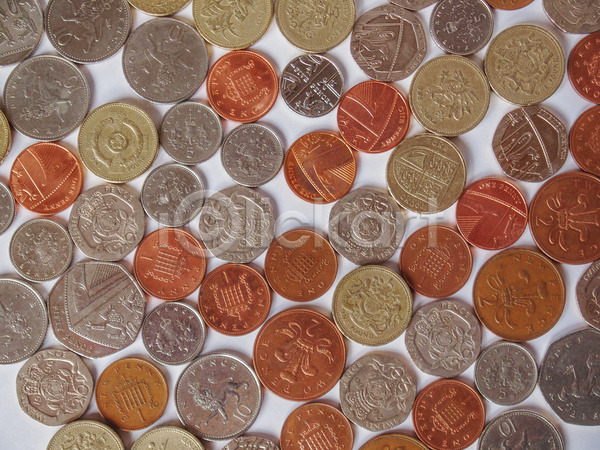 사람없음 JPG 포토 해외이미지 돈 동전 영국 영어 왕국 잉글랜드 파운드 페니 해외202004