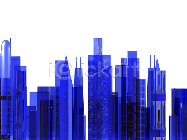 사람없음 JPG 일러스트 포토 해외이미지 건물 건축양식 고층빌딩 도시 도시풍경 백그라운드 투명 파란색 해외202004
