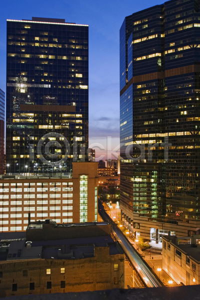 사람없음 JPG 포토 해외이미지 고층빌딩 도시 도시풍경 도심 시카고 야간 야경 야외 풍경(경치) 해외202004