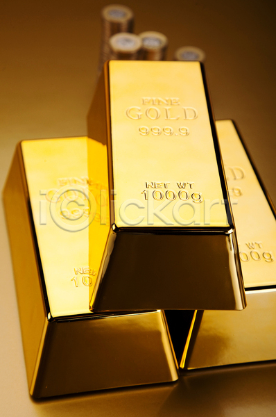 사람없음 JPG 포토 해외이미지 갈색배경 금괴 금융 동전탑 실내 쌓기 해외202004 황금