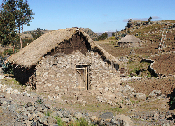 가난 사람없음 JPG 포토 해외이미지 건물 마을 산악지대 시골 아프리카 에티오피아 여행 전통 주택 파노라마 풍경(경치) 해외202004