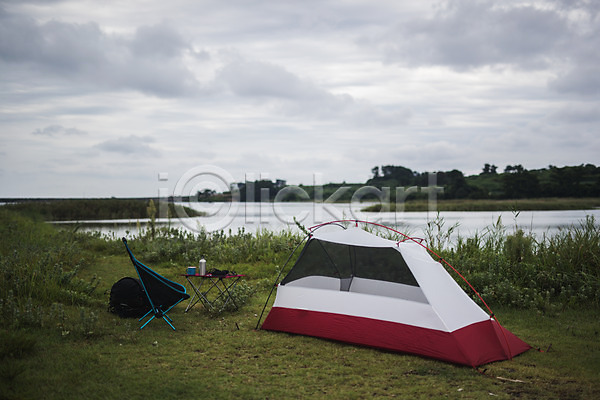 사람없음 JPG 포토 강 야외 여행 욜로라이프 제주도 주간 캠핑 텐트