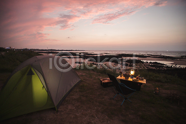 사람없음 JPG 포토 구름(자연) 노을 야간 야외 여행 욜로라이프 제주도 캠핑 텐트 하늘
