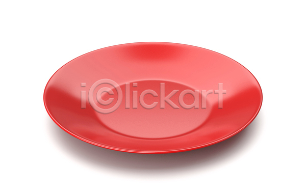 사람없음 3D JPG 일러스트 포토 해외이미지 1 고립 그릇 만들기 백그라운드 백자 빨간색 식기 싱글 접시 해외202004 흰배경 흰색
