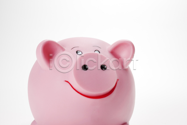 사람없음 JPG 포토 해외이미지 고립 금융 돼지저금통 미소(표정) 분홍색 비즈니스 빨간색 심볼 장비 재산 저축 컨셉 해외202004 흰색
