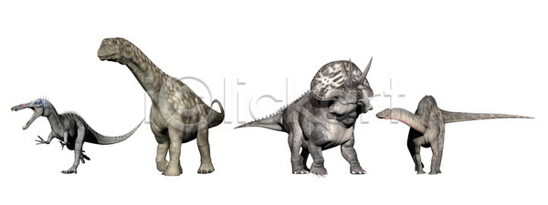 사람없음 3D JPG 해외이미지 그래픽 브라키오사우루스 여러마리 트리케라톱스 해외202004 해외포토