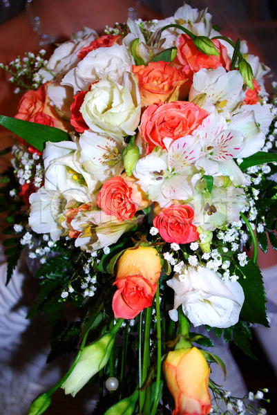 축하 사람없음 JPG 포토 해외이미지 가로 결혼 결혼식 꽃 꽃다발 꽃잎 장미 장식 해외202004 휴가 흰색