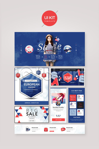 20대 두명 성인 성인여자만 여자 한국인 PSD 웹템플릿 템플릿 UI UI키트 구두 디자인시안 선물상자 세일 쇼핑 파란색 홈페이지