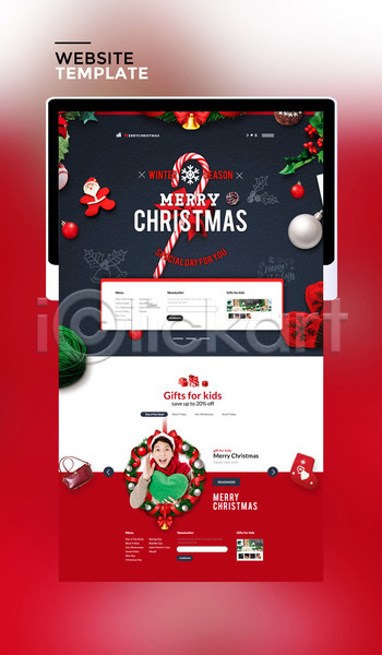 30대 남자 성인 성인남자한명만 한국인 한명 PSD 사이트템플릿 웹템플릿 템플릿 막대사탕 빨간색 장식볼 크리스마스 크리스마스장식 태블릿 하트 홈페이지 홈페이지시안