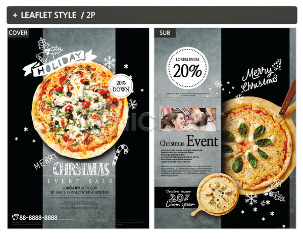 20대 두명 백인 성인 성인여자만 여자 외국인 INDD ZIP 인디자인 전단템플릿 템플릿 하이앵글 눕기 리플렛 상반신 세일 웃음 응시 이벤트 전단 크리스마스 포스터 피자