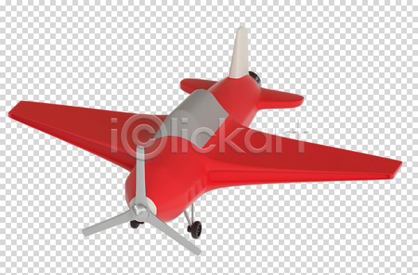 사람없음 3D PNG 디지털합성 편집이미지 3D소스 경비행기 교통수단 비행기 편집소스