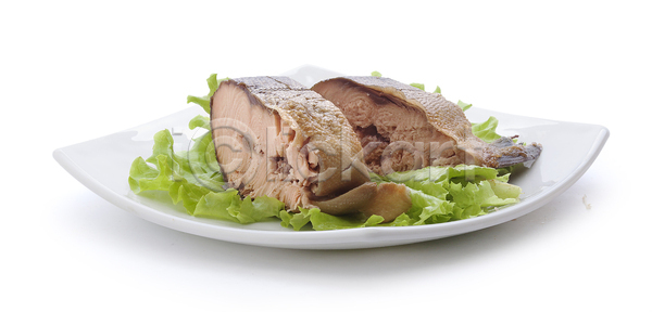 신선 준비 사람없음 JPG 포토 해외이미지 고립 상추 식사 어류 음식 접시 조각 초록색 클리핑패스 해산물 해외202004 해외포토 훈제 흰색