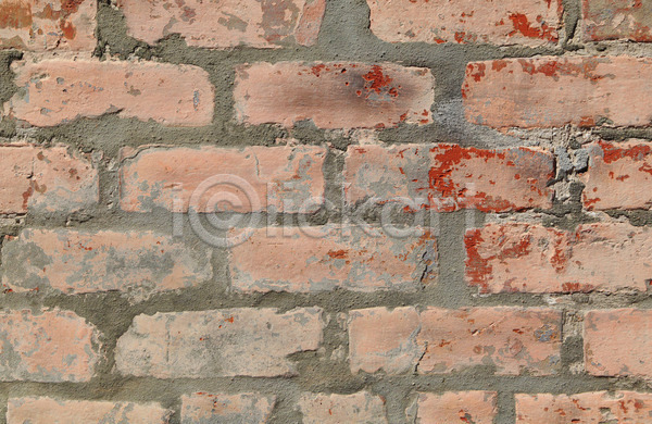 사람없음 JPG 포토 해외이미지 가로 균열 그리기 백그라운드 벽 벽돌 분홍색 불규칙 빨간색 손상 시멘트 옛날 질감 추상 패턴 페인트 해외202004