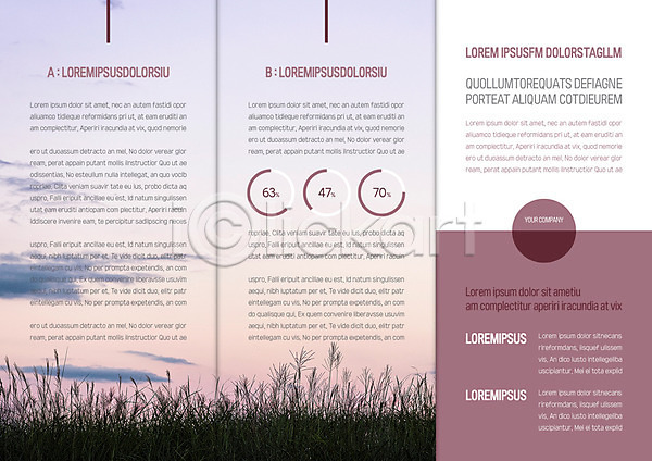 사람없음 AI(파일형식) 템플릿 3단접지 가을(계절) 갈대(식물) 갈대밭 구름(자연) 그래프 내지 노을 리플렛 북디자인 북커버 자연 출판디자인 팜플렛 표지디자인 하늘
