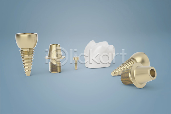 사람없음 3D PSD 디지털합성 편집이미지 3D소스 나사못 임플란트 치과 치아 치아건강 치아모형 합성