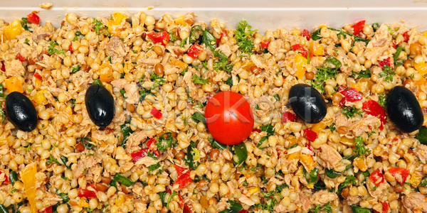 사람없음 JPG 포토 해외이미지 고명 맛 밀 샐러드 식사 요리 음식 작살 퀴노아 해외202004 해외포토 허브