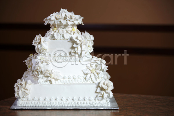 사람없음 JPG 포토 해외이미지 결혼 꽃 웨딩케이크 장식 케이크 해외202004 흰색