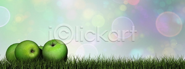 신선 사람없음 3D JPG 일러스트 포토 해외이미지 건강 과일 그래픽 농업 다이어트 디지털 만들기 맛 보케 사과 음식 자연 초록색 해외202004 해외일러스트