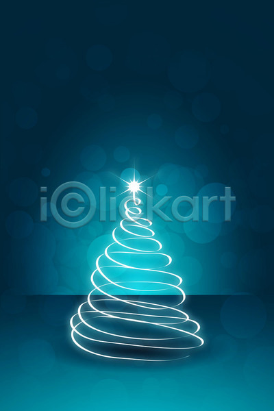 사람없음 JPG 일러스트 템플릿 포토 해외이미지 백그라운드 불꽃(불) 빛 빛망울 신용카드 우주 장식 카피스페이스 크리스마스 크리스마스카드 크리스마스트리 파란색 해외202004