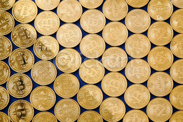 사람없음 JPG 포토 가상 가상화폐 돈 동전 스튜디오촬영 실내 여러개 오브젝트 일렬
