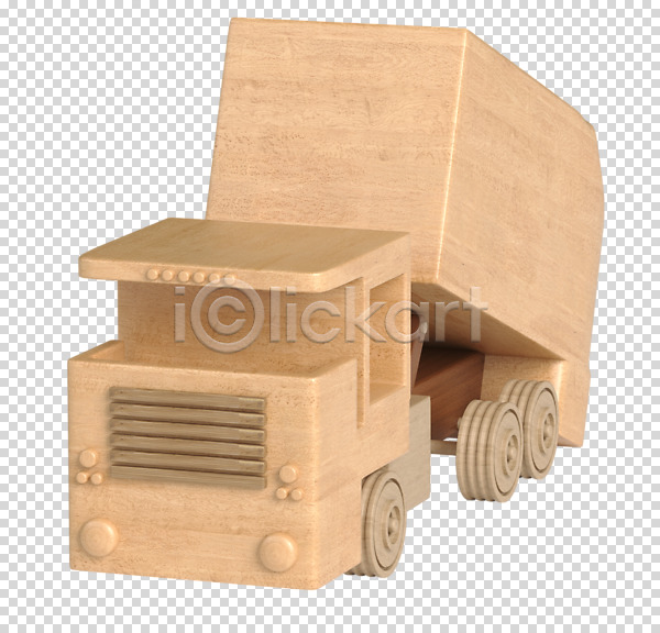 사람없음 3D PNG 디지털합성 편집이미지 3D소스 교통수단 덤프트럭 목재 자동차 트럭 편집소스