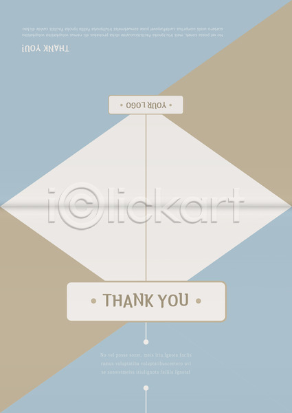 감사 사람없음 AI(파일형식) 카드템플릿 템플릿 감사카드 도형 사각형 선 카드(감사)