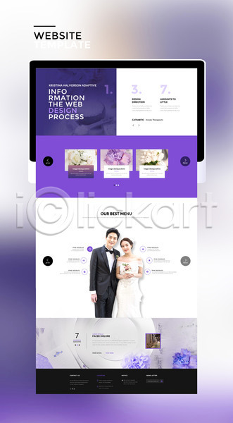 사랑 행복 20대 남자 두명 성인 여자 한국인 PSD 사이트템플릿 웹템플릿 템플릿 결혼 꽃 미소(표정) 부케 스튜디오 신랑신부 실내 예복 위생복 전신 접시 촬영 커플 태블릿 홈페이지 홈페이지시안