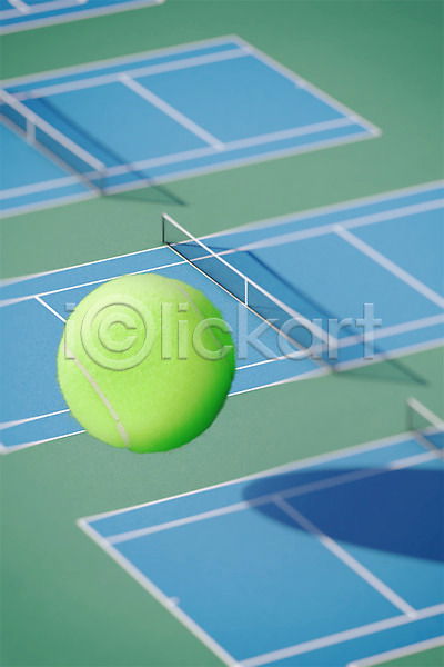 사람없음 3D PSD 디지털합성 편집이미지 3D소스 건강 스포츠 운동 취미 테니스 테니스공 테니스장 편집 합성
