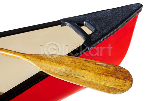 사람없음 JPG 포토 해외이미지 고립 목재 보트 빨간색 수상스포츠 추상 카누 해외202004 활 흰색