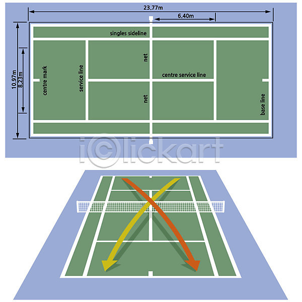 사람없음 JPG 일러스트 길이 네트 설명 테니스 테니스용품 테니스장 화살표