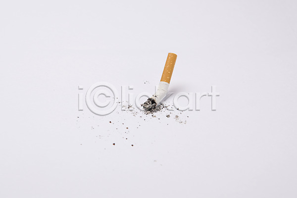 사람없음 JPG 포토 금연 꺾음 담배 담배꽁초 담뱃재 스튜디오촬영 실내