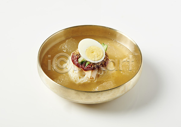 사람없음 JPG 포토 계란 깨소금 밀면 반쪽 스튜디오촬영 실내 얼음 오이 음식 한식
