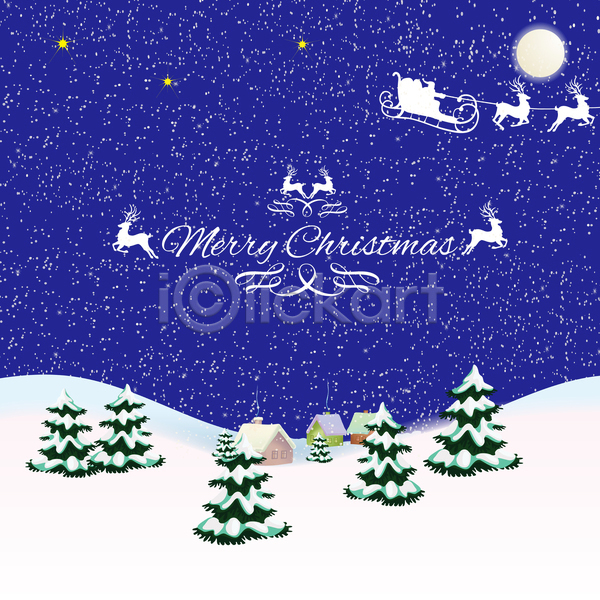 축하 사람없음 EPS JPG 일러스트 포토 해외이미지 12월 겨울 눈송이 루돌프 메리크리스마스 백그라운드 별 산타클로스 썰매 축제 크리스마스 크리스마스이브 파란색 해외202004 흰색