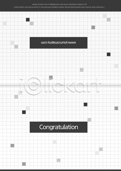축하 사람없음 AI(파일형식) 카드템플릿 템플릿 검은색 도형 사각형 축하카드