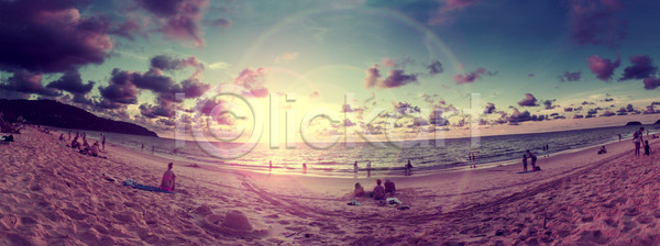 사람 사람없음 JPG 실루엣 포토 해외이미지 모래 모래사장 물 바다 새벽 섬 수평선 여름 여행 오렌지 일몰 일출 자연 태양 파도 파라다이스 풍경 하늘 해외202004 해외포토 햇빛 황혼 휴가