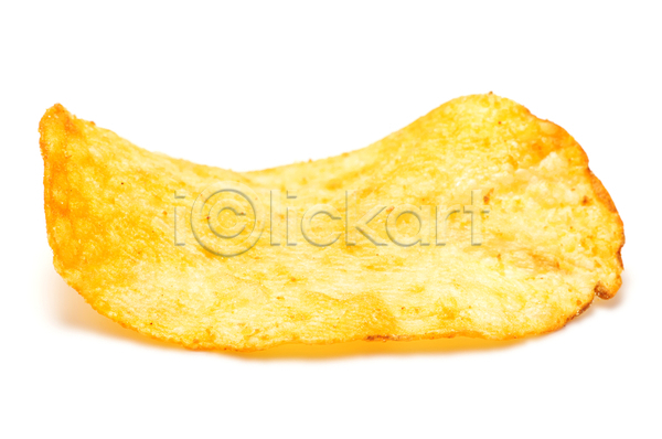 사람없음 JPG 포토 해외이미지 감자 고립 노란색 먹기 소금 속도 얇은 음식 조각 튀김 폐기물 해외202004 황금 흰색