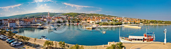 사람없음 JPG 포토 해외이미지 거리 건물 건축양식 달마시안 도시 만 물 바다 바위 보트 산책로 섬 여름 여행 여행객 역사 옛날 유럽 전통 주택 지중해 크로아티아 타운 파노라마 파란색 풍경 하늘 항구 항해 해변 해외202004 해외포토 휴가