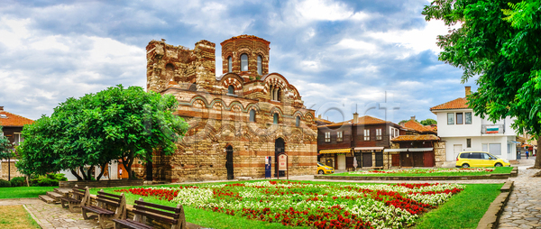 사람없음 JPG 포토 해외이미지 건축양식 골동품 교회 구시가지 도시 바다 박물관 벽 불가리아 비잔틴 산책로 섬 성 아침 야외 여름 여행 역사 유럽 탑 파노라마 파멸 풍경 해외202004 해외포토 휴가 휴양지