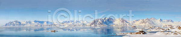 사람없음 JPG 포토 해외이미지 겨울 겨울풍경 그린란드 바다 빙산 야외 와이드앵글 자연 주간 해외202004